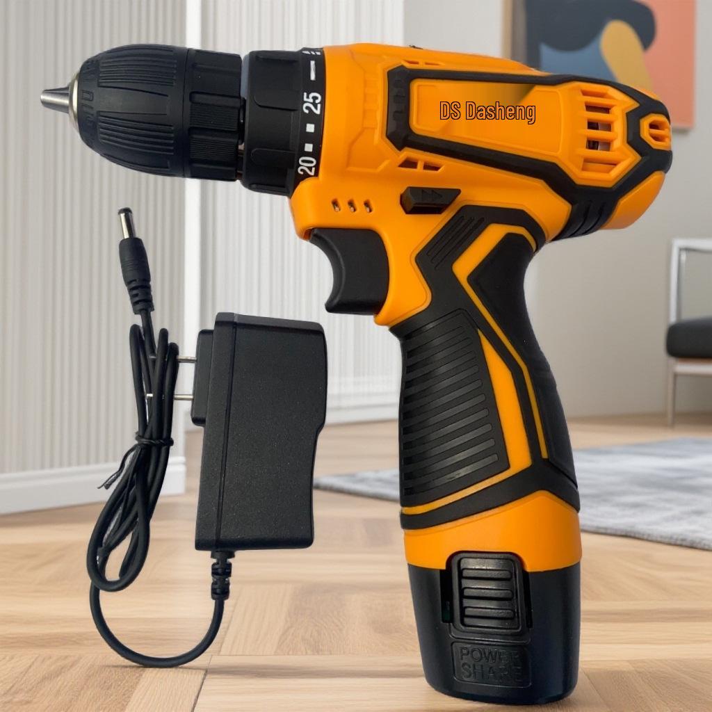 Rechargeable Brushless Electric Hand Drill & Screwdriver with Lithium Battery