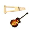 Metal Archtop Guitar Bass Tailpiece Bridge Replacement 6 String Guitar Trapeze Tailpiece Bridge for Jazzes Guitar Bass