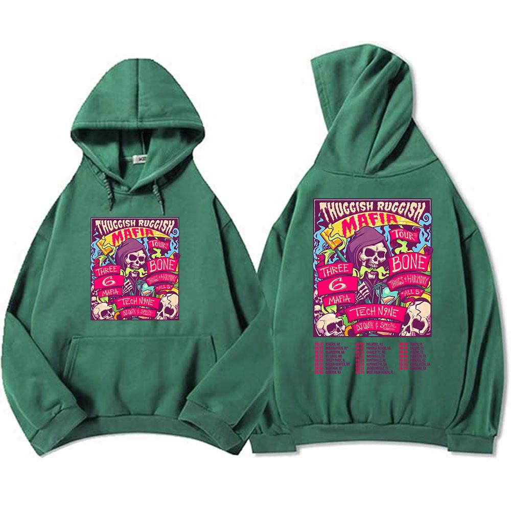 THE THUGGISH-RUGGISH-MAFIA-TOUR Hoodies Sweatshirt Men Women Clothing Grunge Graphic Top