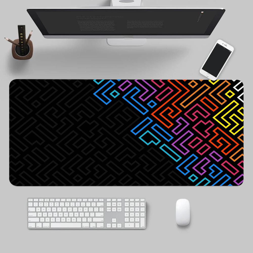 Large Size Mouse Mat Non-Slip Desk Mat Simple line Rubber Mousepad Abstraction Art Game Mousepad Office Computer Accessories Diy