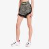 Puma X Charlotte Collaboration Leopard Print Fringe Design Sports Shorts Women Shorts Black 596856-02