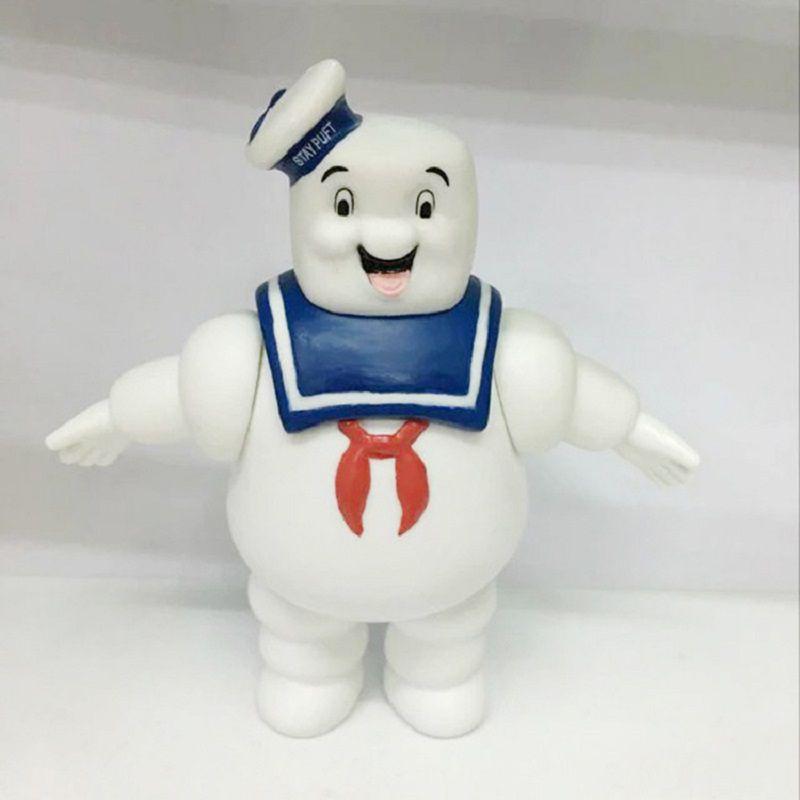 Classic Ghostbusters Marshmallow Man And Slimer Green Ghost Collectible Action Figure
