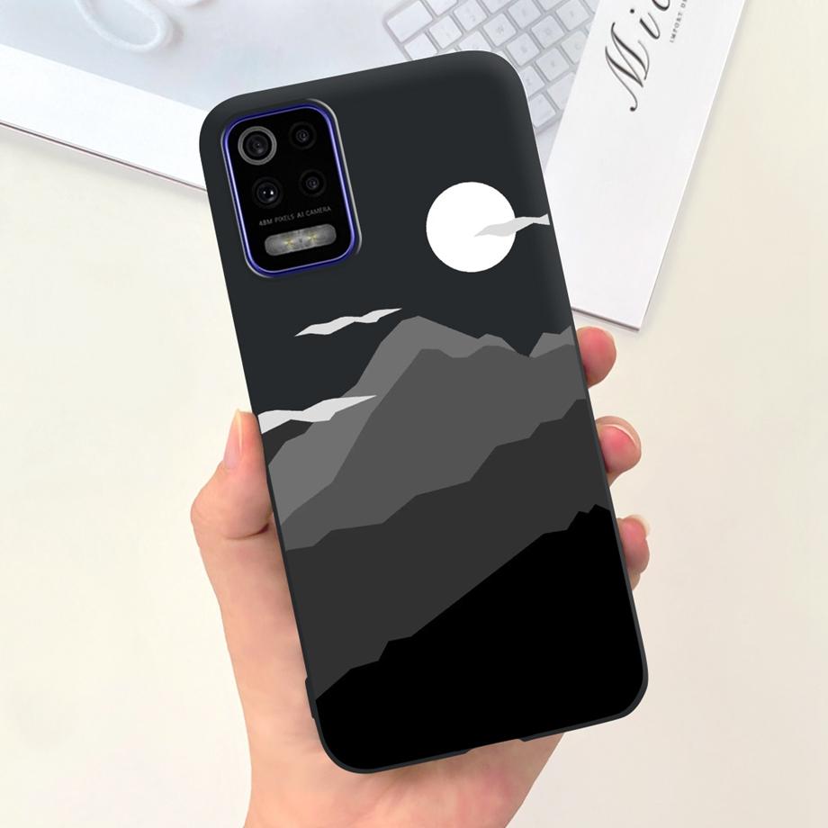 For LG K52 Q52 2020 Phone Case Soft Matte Silicone Capa For LGK52 LGQ52 2020 Funda Goothic Style Cartoon Back Cover Cute Pattern
