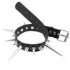 1Pc Punk Women Harajuku Heart Religion Cross PU Leather Choker Necklaces Punk Gothic Spike Rivet Collares Bell Torques Jewelry