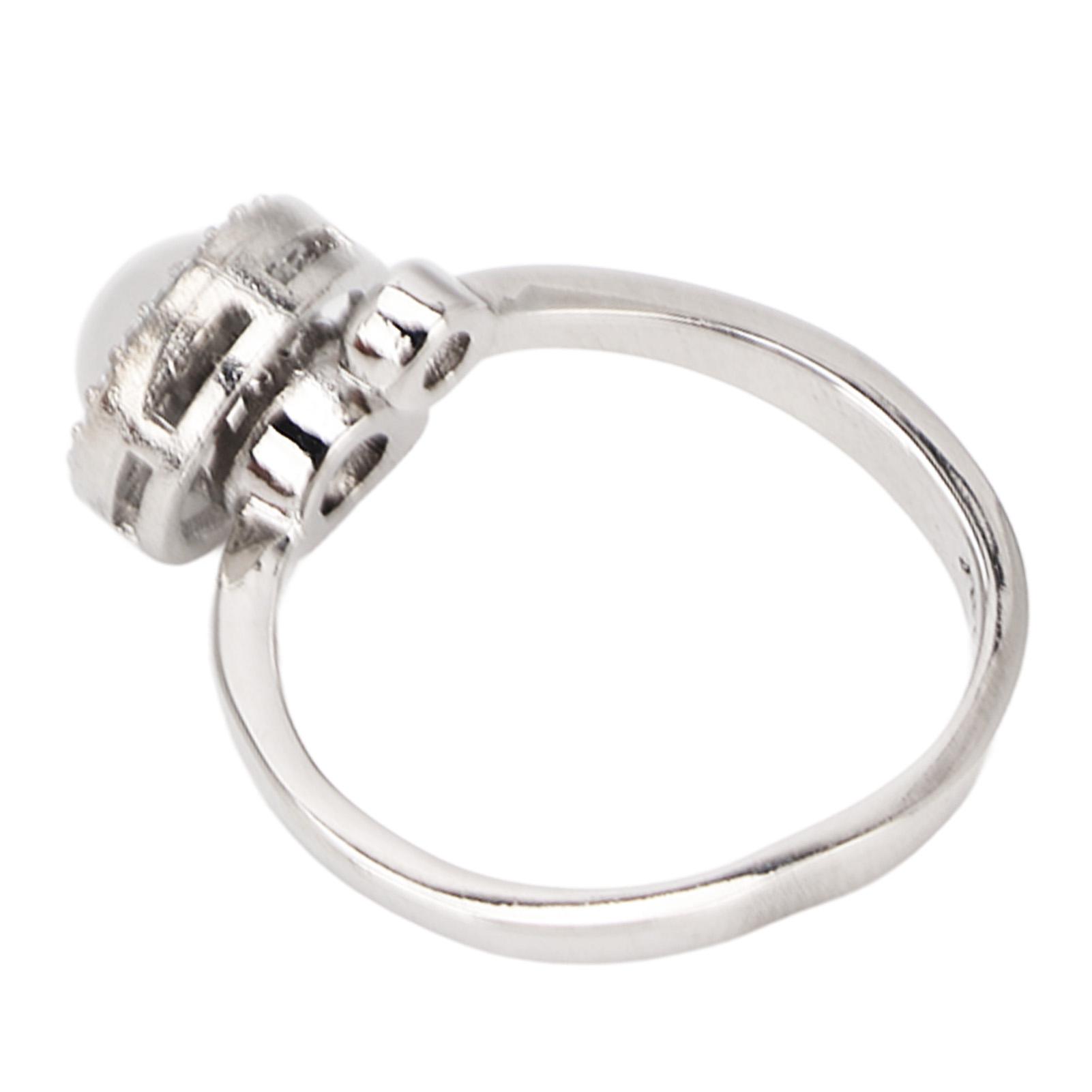 

Кольцо для снятия тревожности с цирконием, модное, регулируемое, посеребренное, открытое, вращающееся, кольцо-фиджет для мужчин