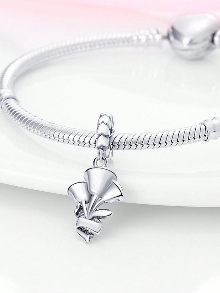 Flower Clips And Spacersbeads Charm Copper Plated Fit Charms Copperoriginal Bracelet For Jewelry Making Diy Charm