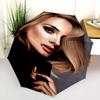 Golden Hair Elegance Automatic Umbrella - Suitable Travel Outdoor Portable Umbrella Birthday Gift Daily Essentials