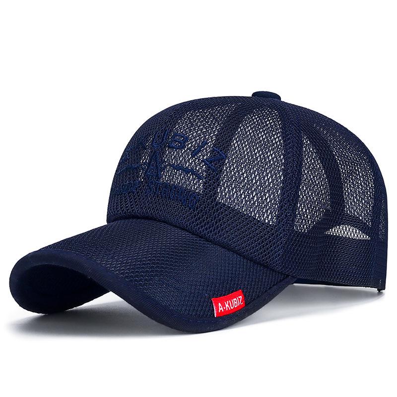 Unisex Summer Mesh Sun Hat: Breathable, Adjustable, Soft Top Baseball Cap for Youth