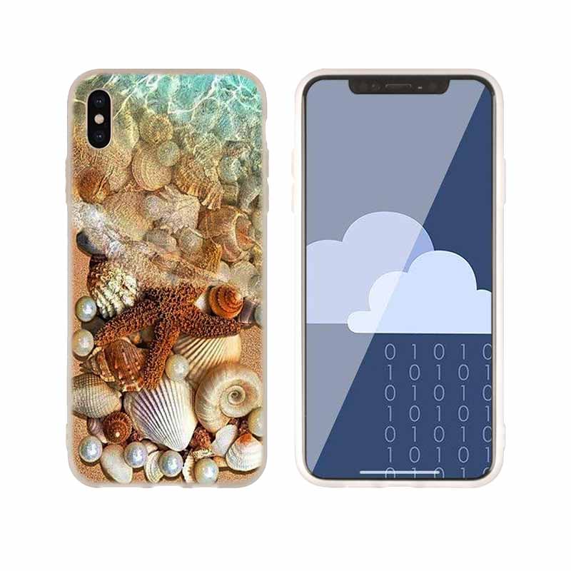 

Летний пляжный пейзаж узор Мягкий силиконовый чехол для iPhone 13 11 12 Pro X XS Max XR 6 6S 7 8 Plus SE 2020 Mini Чехол 9 Etui iphone 6 6s plus