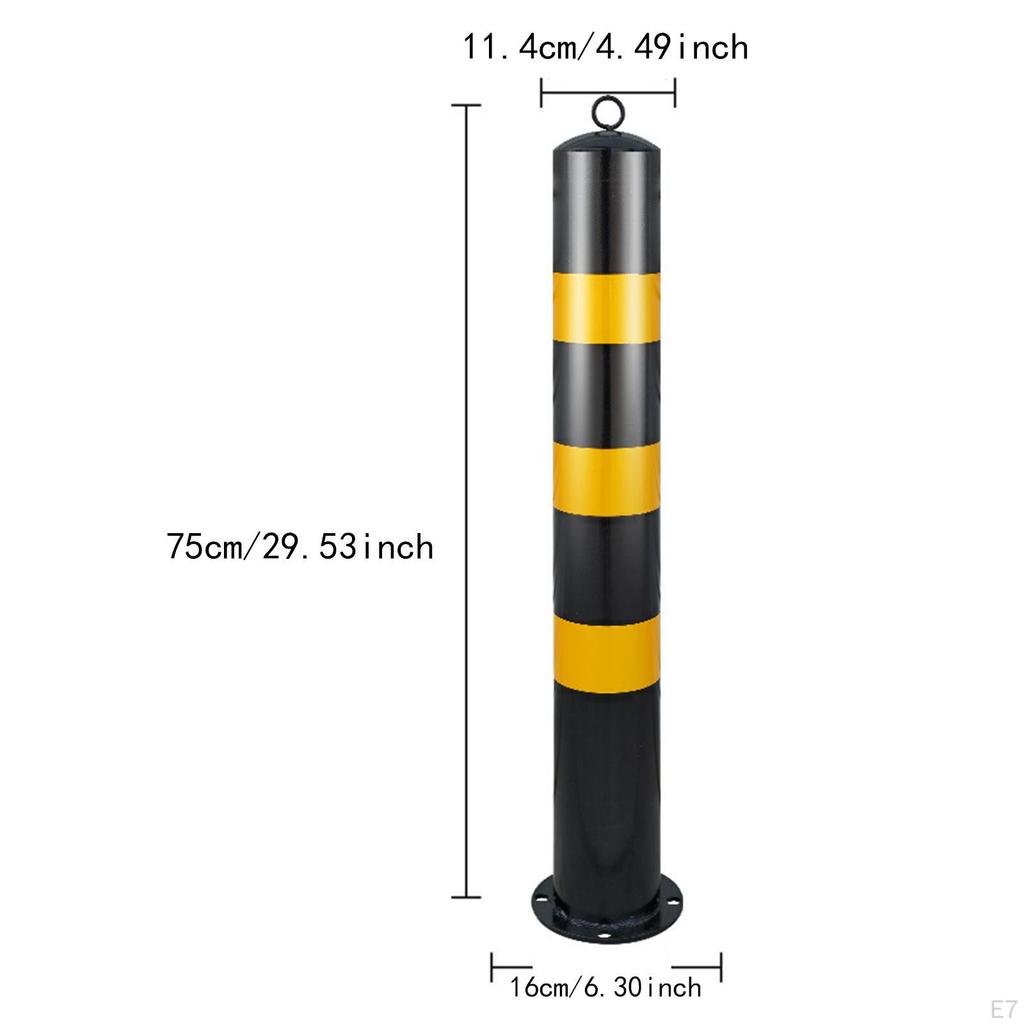 Security Bollard Post Driveway Barrier Accessories Parking for