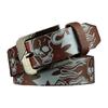 Skull Print Belt Men Women Unisex Hiphop Belt Adult Casual Clothing Accessories