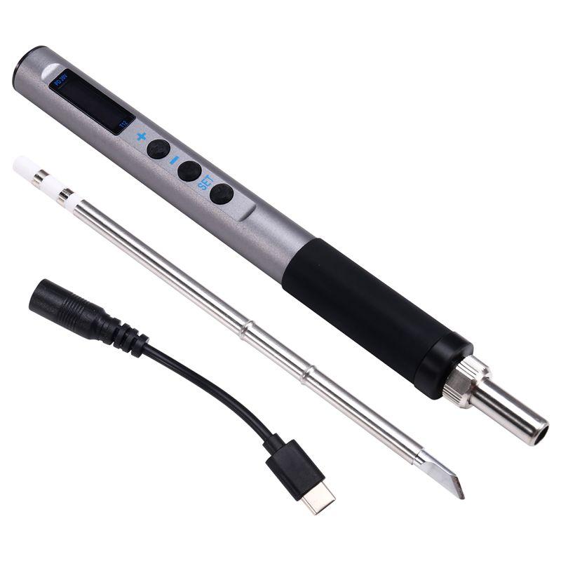 A20F-65W CNC Metal Body Temperature Adjustable Solder Welding Station Fast Heating Portable Soldering Iron