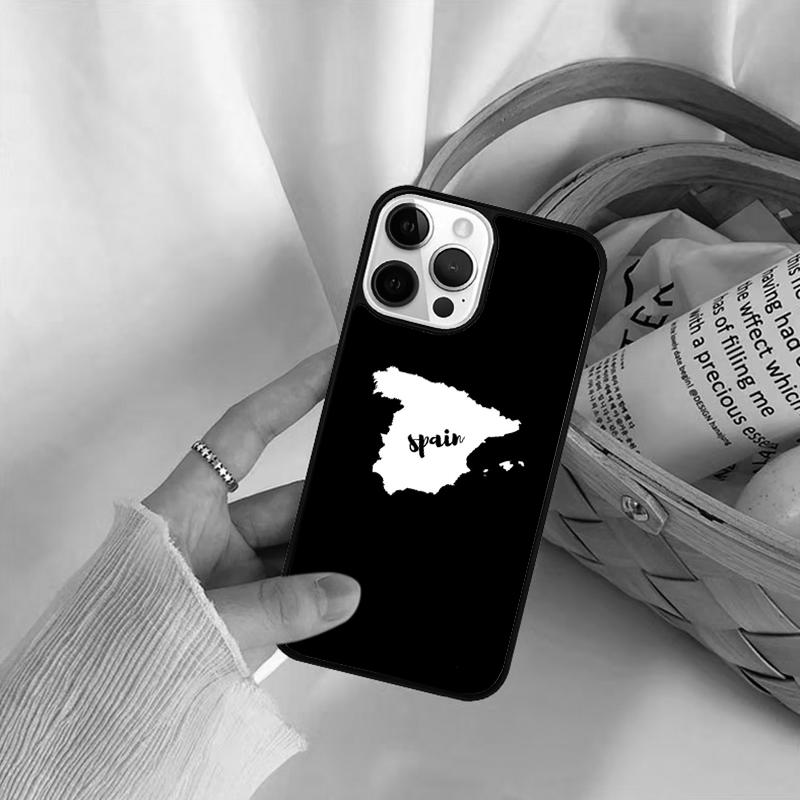 Spain Flag Phone Case For iPhone 17 Air 16 15 14 11 12 13 Pro  MAX Plus coque Cover Shell