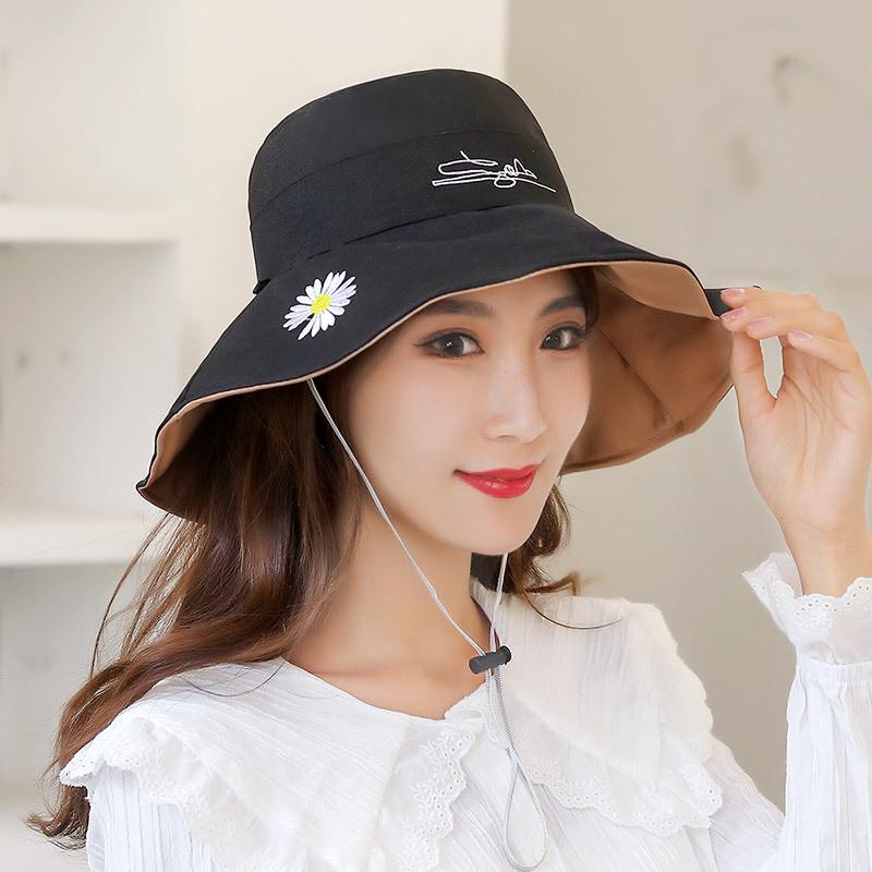 Summer Doublesided Womens Wide Brim Hat With Sun Protection For Beach Outings