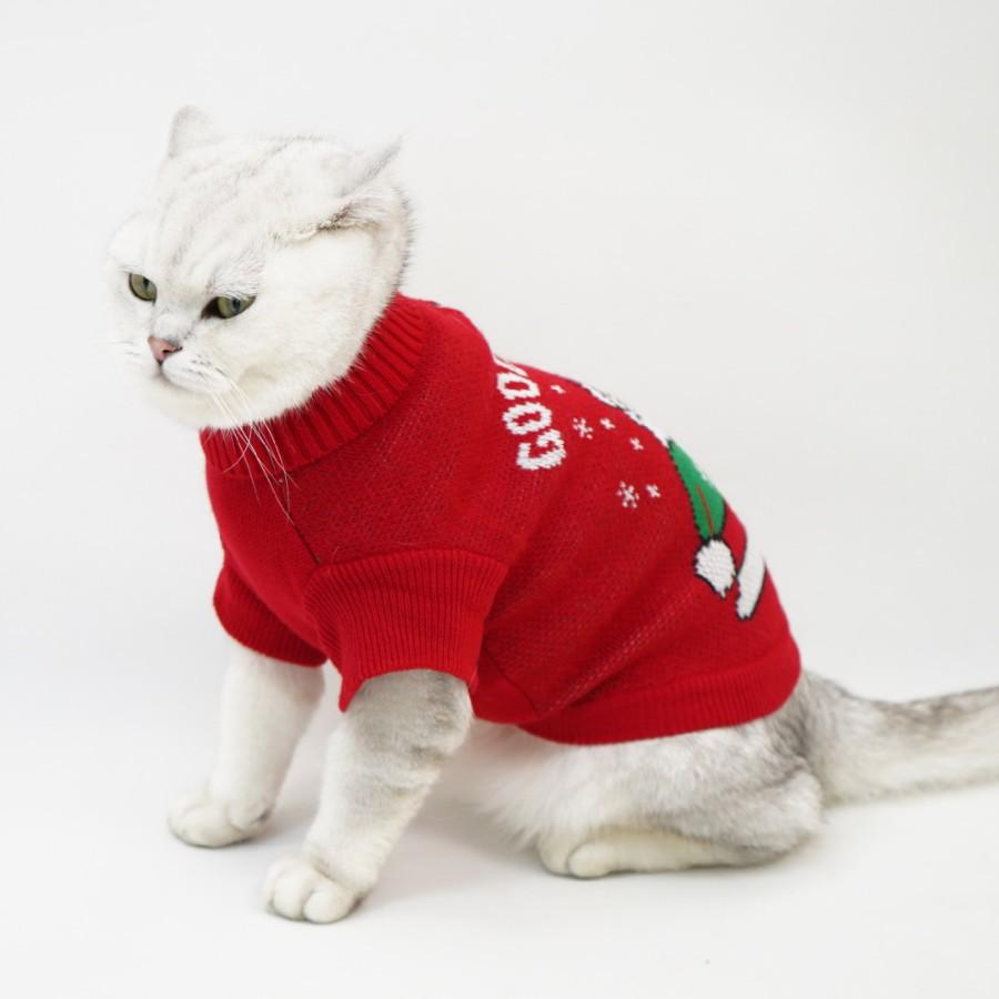 Pet it cat clothes autumn and winter pet sweater warm cute cat clothes hairless German puppet cat dog universal