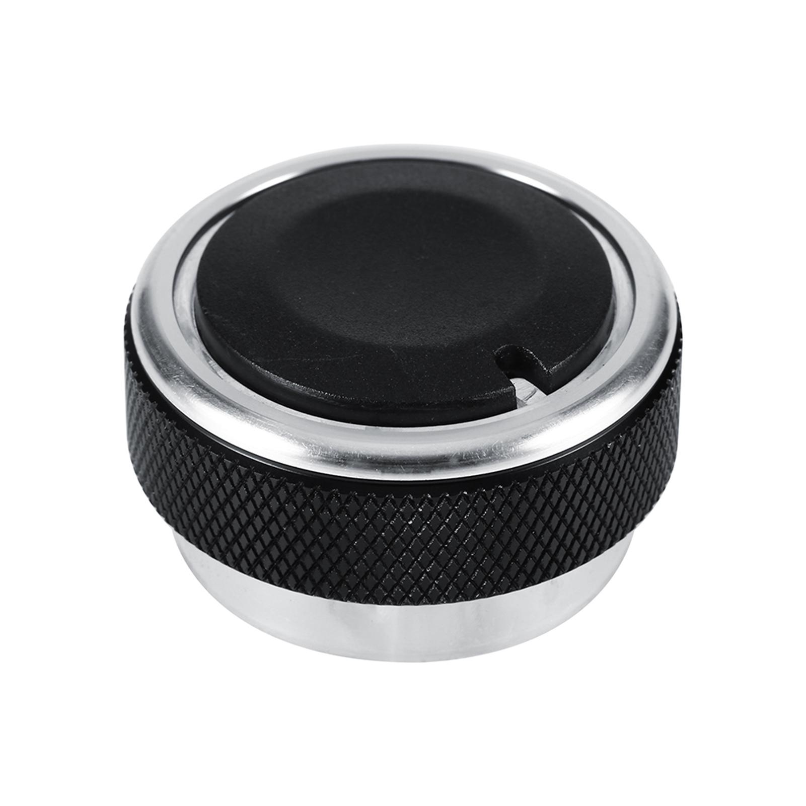 

3Pcs Car Air Conditioning Knob Switch Engine Start Rotation Button Outer Covering( Black )