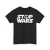 Stop Wars Movie Parody Shirt Peace Sign Bold Anti War Graphic Tee Unisex