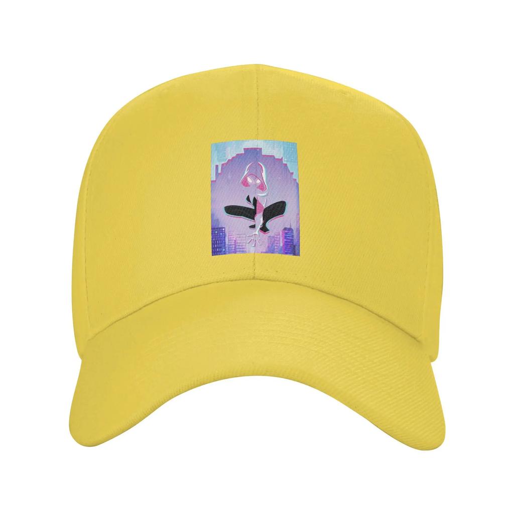 SpiderGwen Baseball Caps Snapback Fashion Baseball Hats Breathable Casual Casquette Outdoor For Mens And Womens