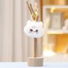 Cat Rabbit Panda Key Chain Cartoon Girl Backpack Decorative Pendant Doll Plush