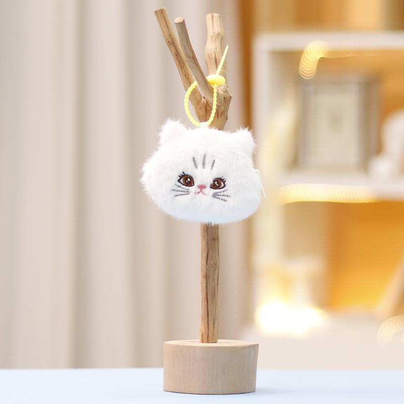 Cat Rabbit Panda Key Chain Cartoon Girl Backpack Decorative Pendant Doll Plush