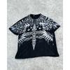 Fun Fashion Vintage Street Oversized Print Men and Women Tops Personalized Harajuku Clothing