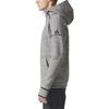 Adidas Hooded Sports Knit Jacket Men Outerwear Grey CG1484