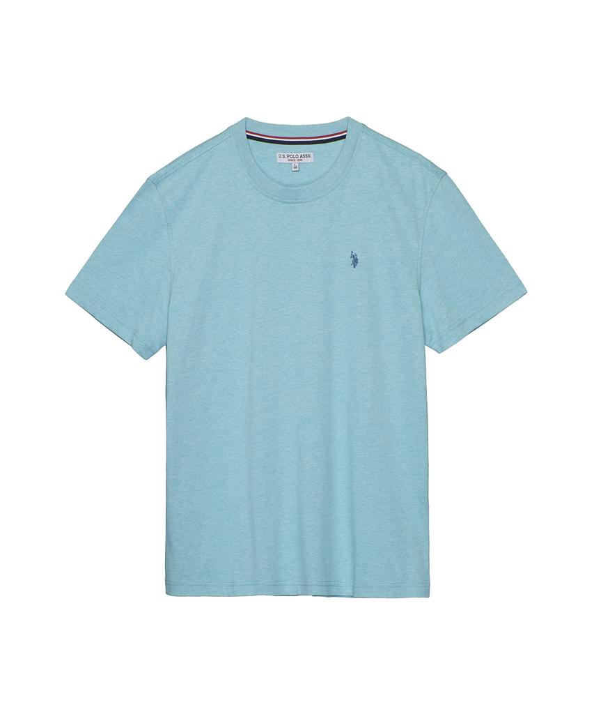 USPOLOASSN Cotton Short Sleeve Round Neck T-Shirt_Melan Mint