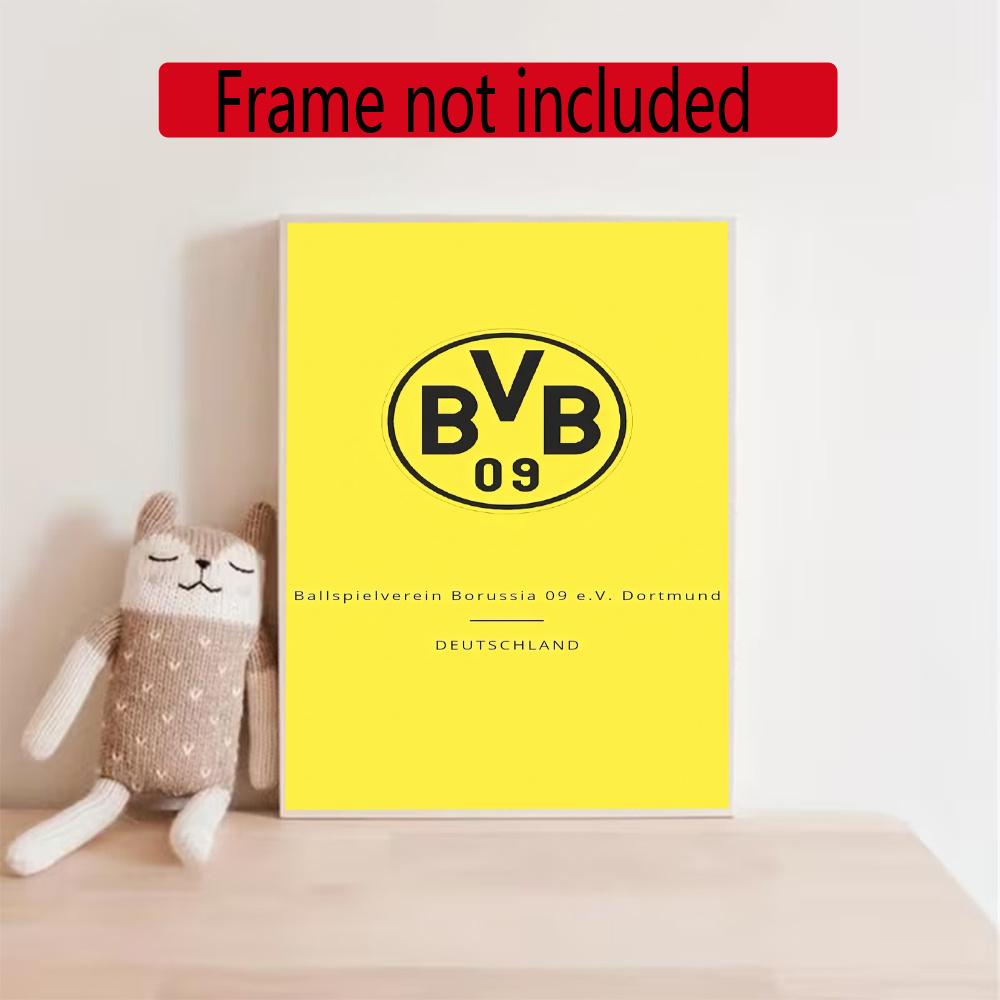 Borussia Dortmund 5D Diy Diamond Painting Round Diamond Diy Frameless Holiday Artwork Suitable For Home Office Wall Decoration