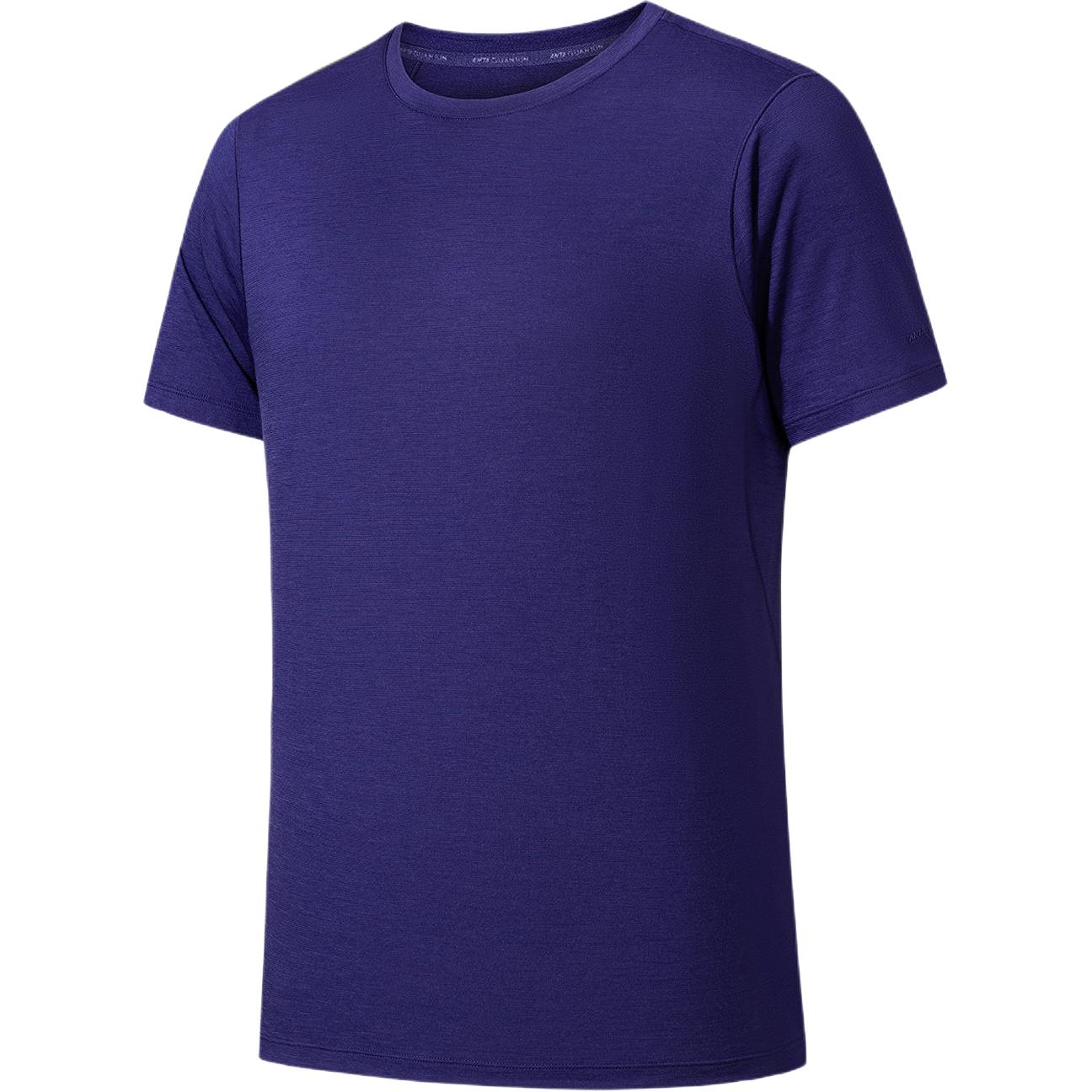 Anta Soft Minimalist Versatile Casual Short Sleeve Knit Top Men tops 152620107-5 M