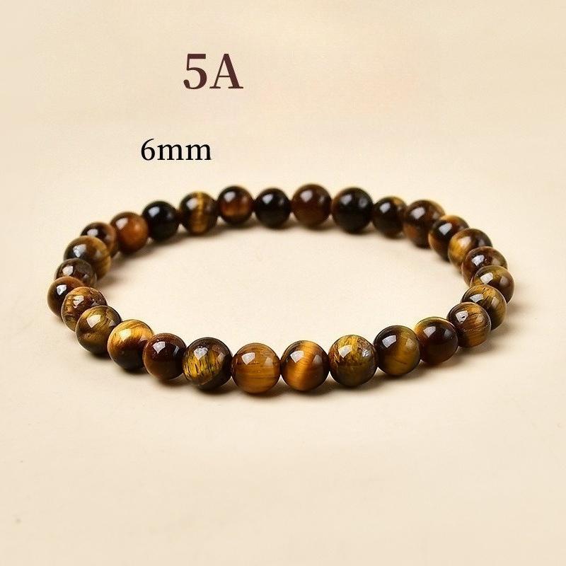 Natural Tiger s Eye Bracelet – Yellow Tiger s Eye Bracelet Unisex 100% Natural Crystal Bracelet Minimalist Jewellery