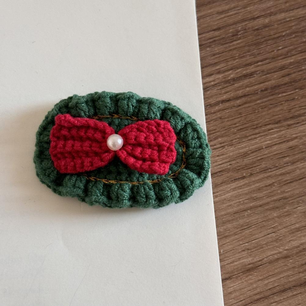 Christmas Series Hair Clips Winter Wool HairPins Christmas Tree BB Clips for Woman Girls Sweet Barrettes Children Cute Headdress