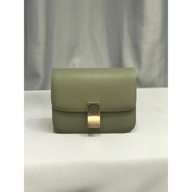 Leather spring and summer new bag women's messenger bag women's box small square bag, women's bag small shoulder tofu bag