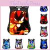 New Sonic Children's Backpack For Boys And Girls Cartoon Trendy School Bag Medium Size 20-35l Capacity