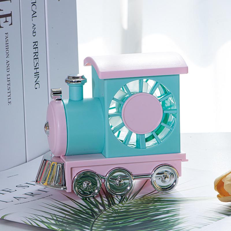 Mini Train USB Rechargeable Fan - Cute, Portable Electric Fan for Kids Factory/Wholesale/Export/Cross-border
