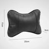 2pcs Car Seat Headrest Universal PU Leather Auto Interior Head Rest Pillows Shoulder Protector Travel Neck Support Soft Pillow