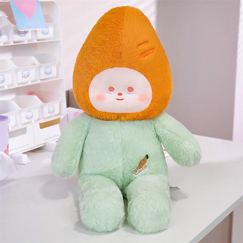Creative Simulation Vegetable Baby Doll Carrot Tomato Plush Toy Birthday Gift