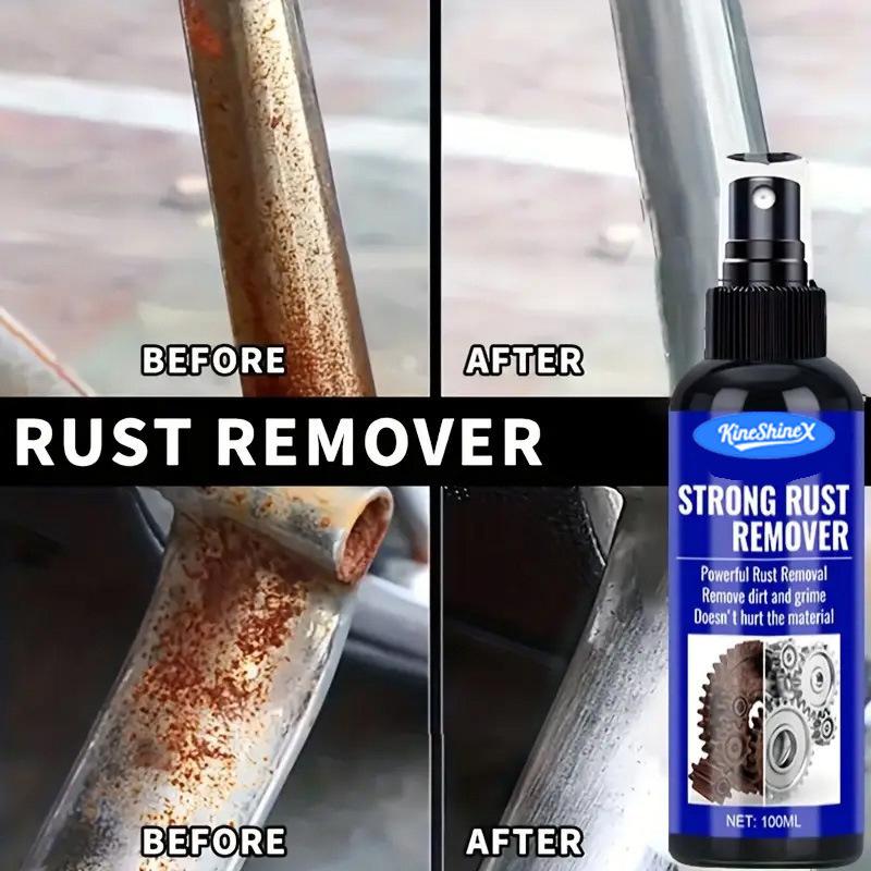 Car Rust Remover Derusting Spray Auto Exhaust Pipe Wheel Hub Care Clean Metal Iron Powder Stain Removal Agent Quick Acting