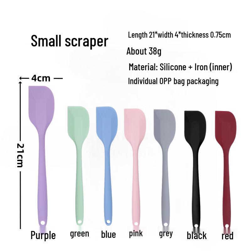5-Piece Silicone Baking Spatula Set