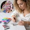 3 Bottles Of 10ml Glue 15 Colors Of Resin Dazzling  3mm Pieces For Making  Dazzling Kit With 3 Pieces Of Glue For Clothing Shoes Art Book Art