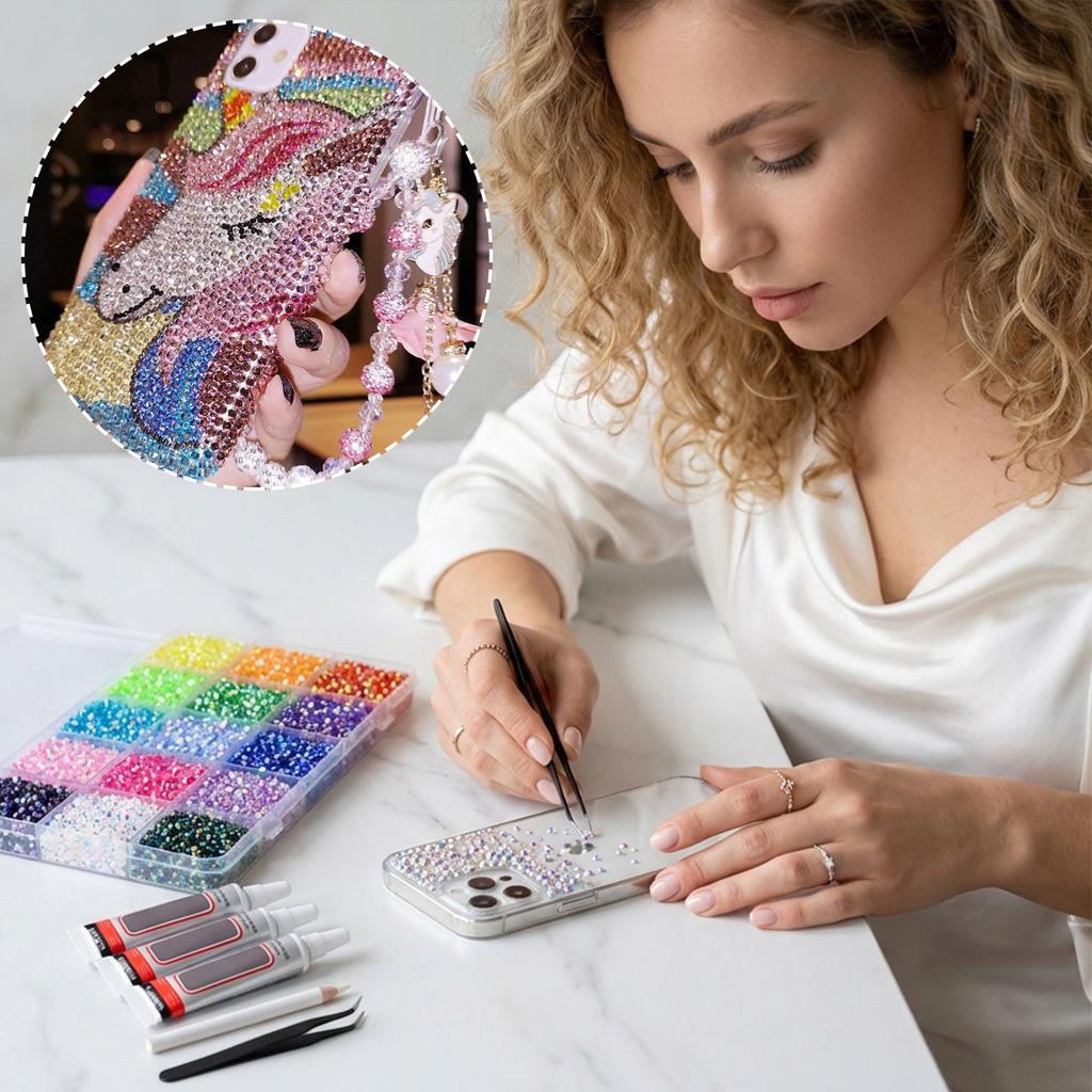 3 Bottles Of 10ml Glue 15 Colors Of Resin Dazzling  3mm Pieces For Making  Dazzling Kit With 3 Pieces Of Glue For Clothing Shoes Art Book Art
