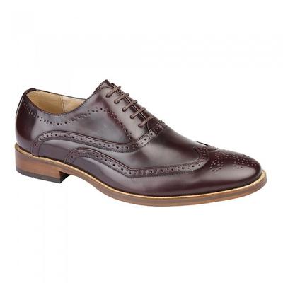 Mens Wing Capped Brogue Oxford Shoes