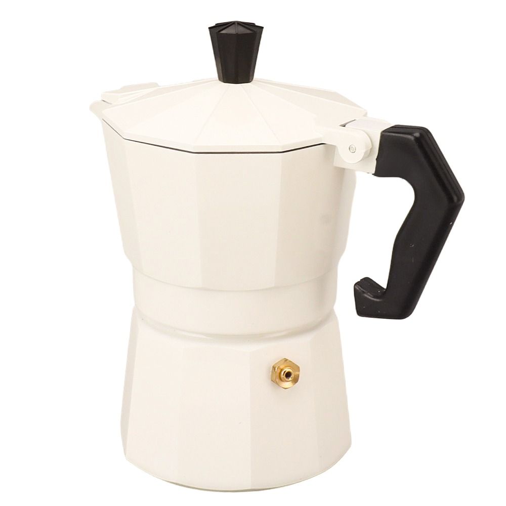Aluminum Alloy Moka Coffee Maker 6 Cup Capacity Italian Coffee Maker Stovetop Moka Pot  Kitchen DIY