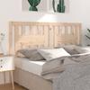 Vidaxl Bed Headboard, 141X4X100 Cm, Solid Pine Wood