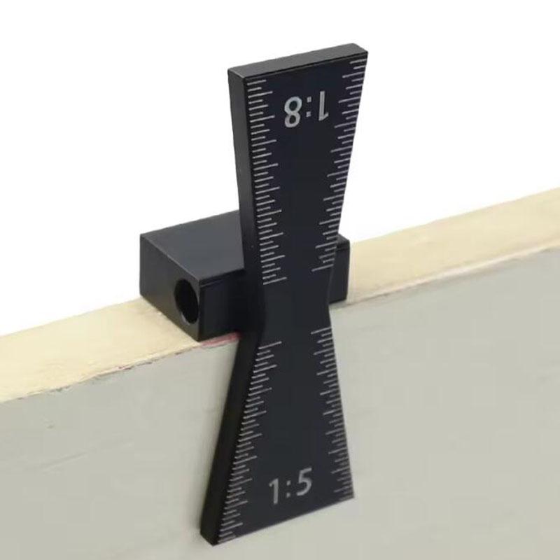 Woodworking Dovetail Marker Aluminum Alloy Dovetail Marking Template Jig 1:5 &1:8 Wood Joint Gauge With Scale DIY Tools