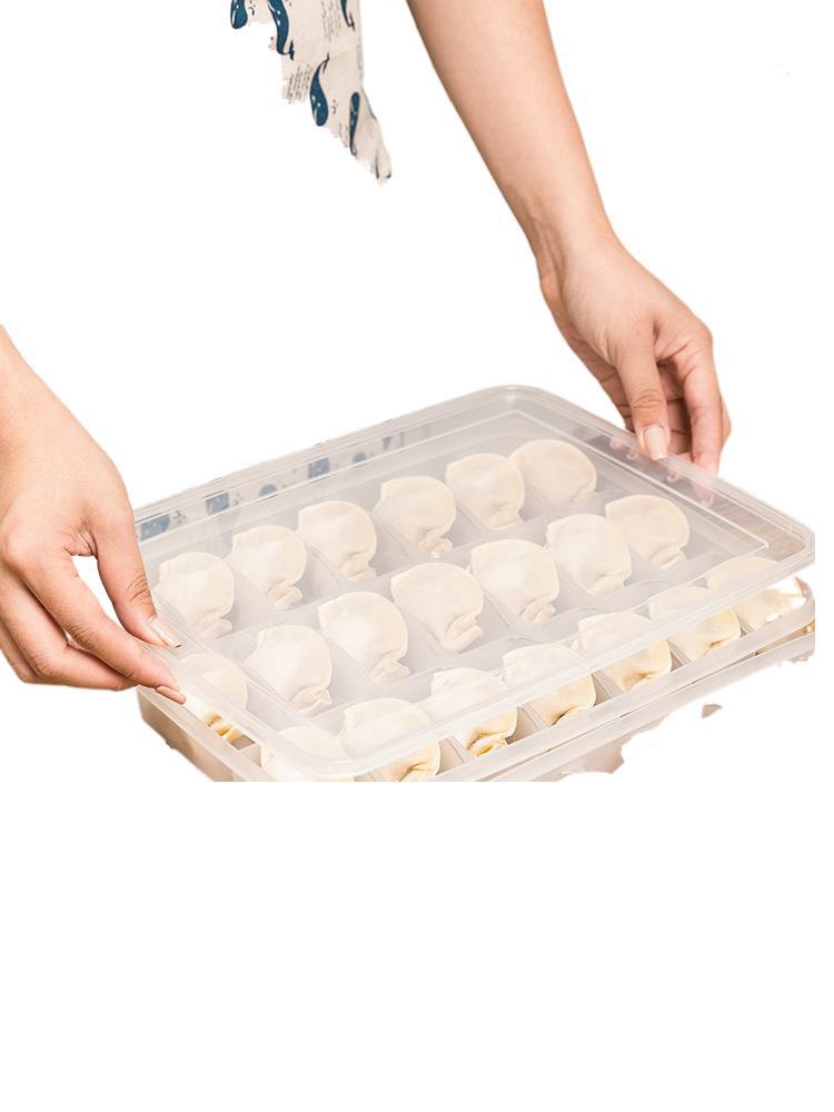 Refrigerator Fresh-Keeping Box for Japanese Dumplings, Wontons & Frozen Foods