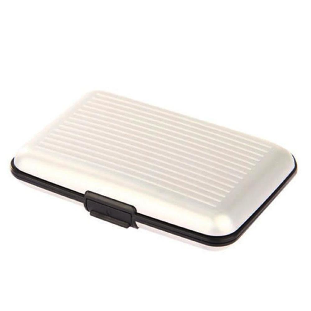 Kortholder Lommebok Metall Visittkortholder Vanntett Kredittkortbeskytter for Kvinner Menn