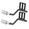 1 Pair Exhaust Pipe Accessories Metal Rc Car Simulation Decoration For Scx10 For  Trx4 1/10 Rc Car