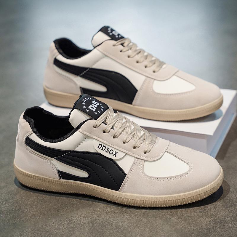 Retro new autumn breathable matte leather casual shoes lightweight soft baseplate shoes German training shoes