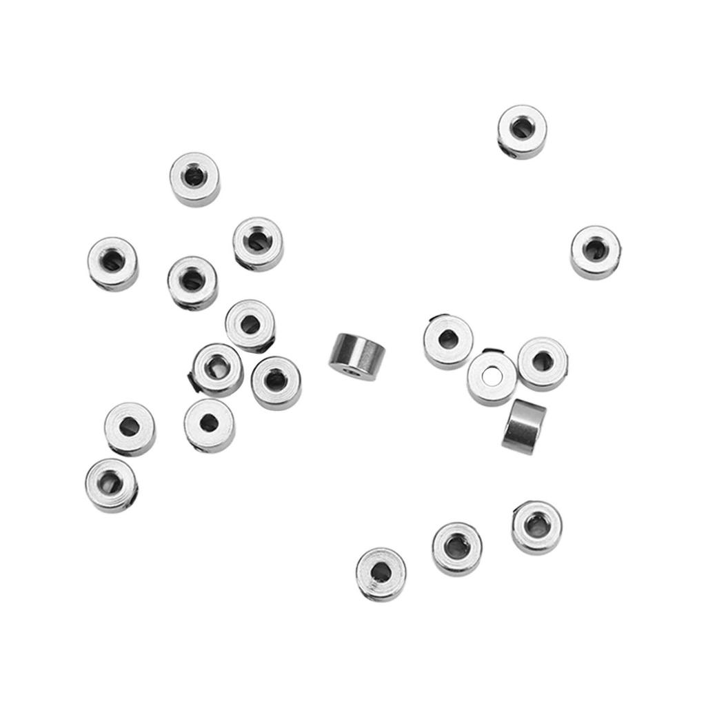 20Pcs Landing Gear Stopper Set Wheel Collar 2.1mm Stainless Steel Exquisite Craftsmanship RC Plane Model Aircraft Parts