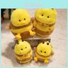 Cute Cartoon Gold Coin Duck Design Bee Plush Toy And Pendant For Stress Relief And Gift For Girls